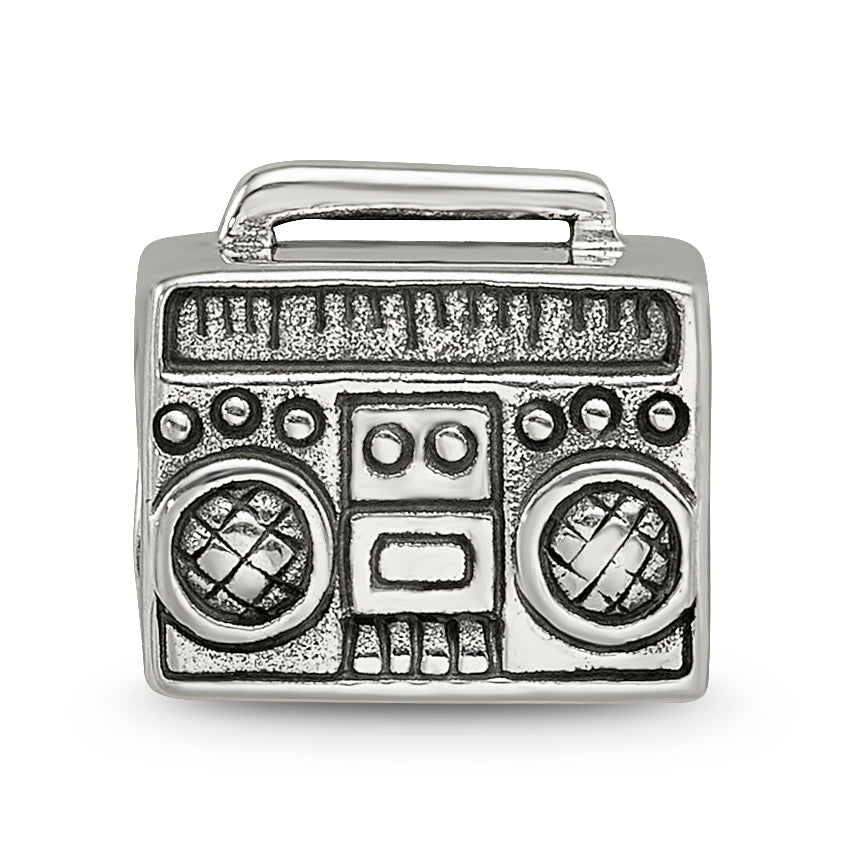 Sterling Silver Reflections Boombox Bead