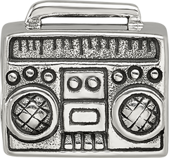 Sterling Silver Reflections Boombox Bead