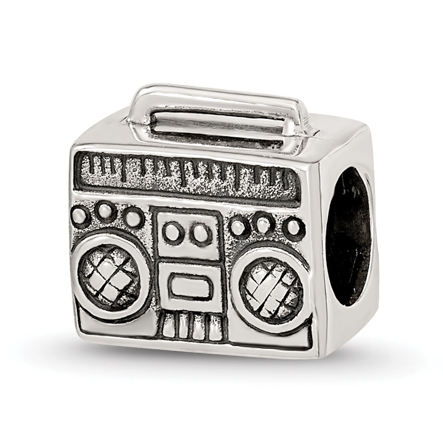 Sterling Silver Reflections Boombox Bead