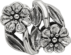 Sterling Silver Reflections Flowers Bead