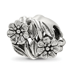 Sterling Silver Reflections Flowers Bead