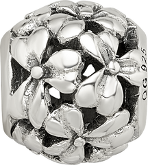 Sterling Silver Reflections Filigree Flower Bead