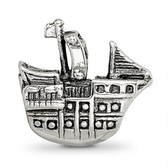 Sterling Silver Reflections Pirate Ship Bead