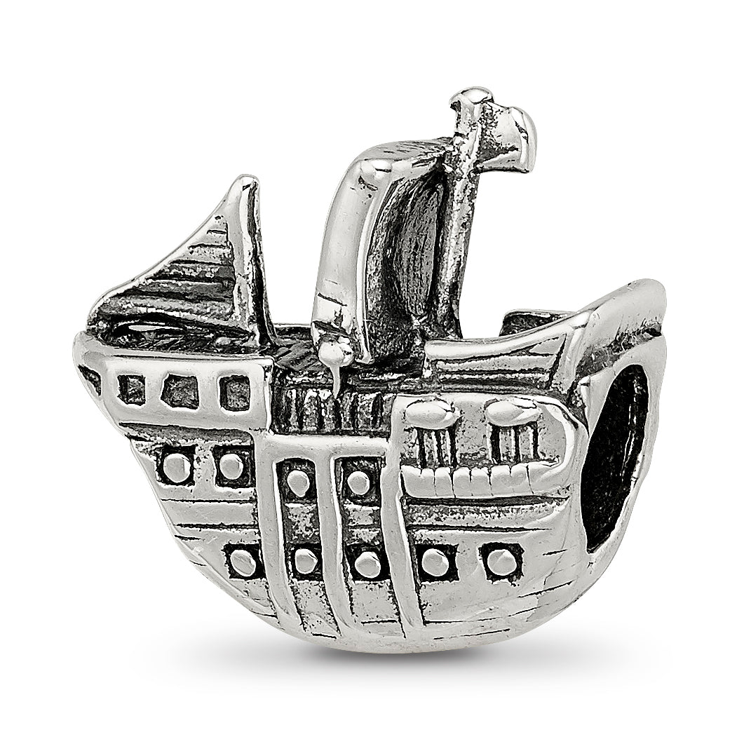 Sterling Silver Reflections Pirate Ship Bead