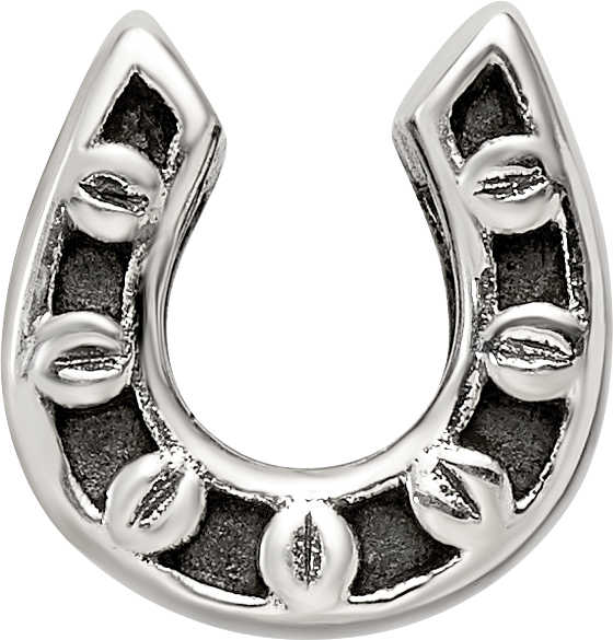 Sterling Silver Reflections Horseshoe Bead