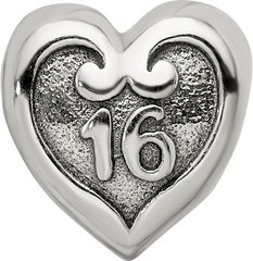 Sterling Silver Reflections Sweet Sixteen Bead