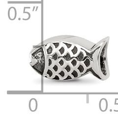 Sterling Silver Reflections Fish Bead