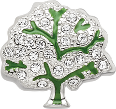 Sterling Silver Reflections Crystal Tree Bead