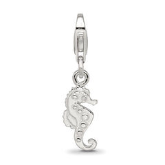 Sterling Silver Reflections Seahorse Charm