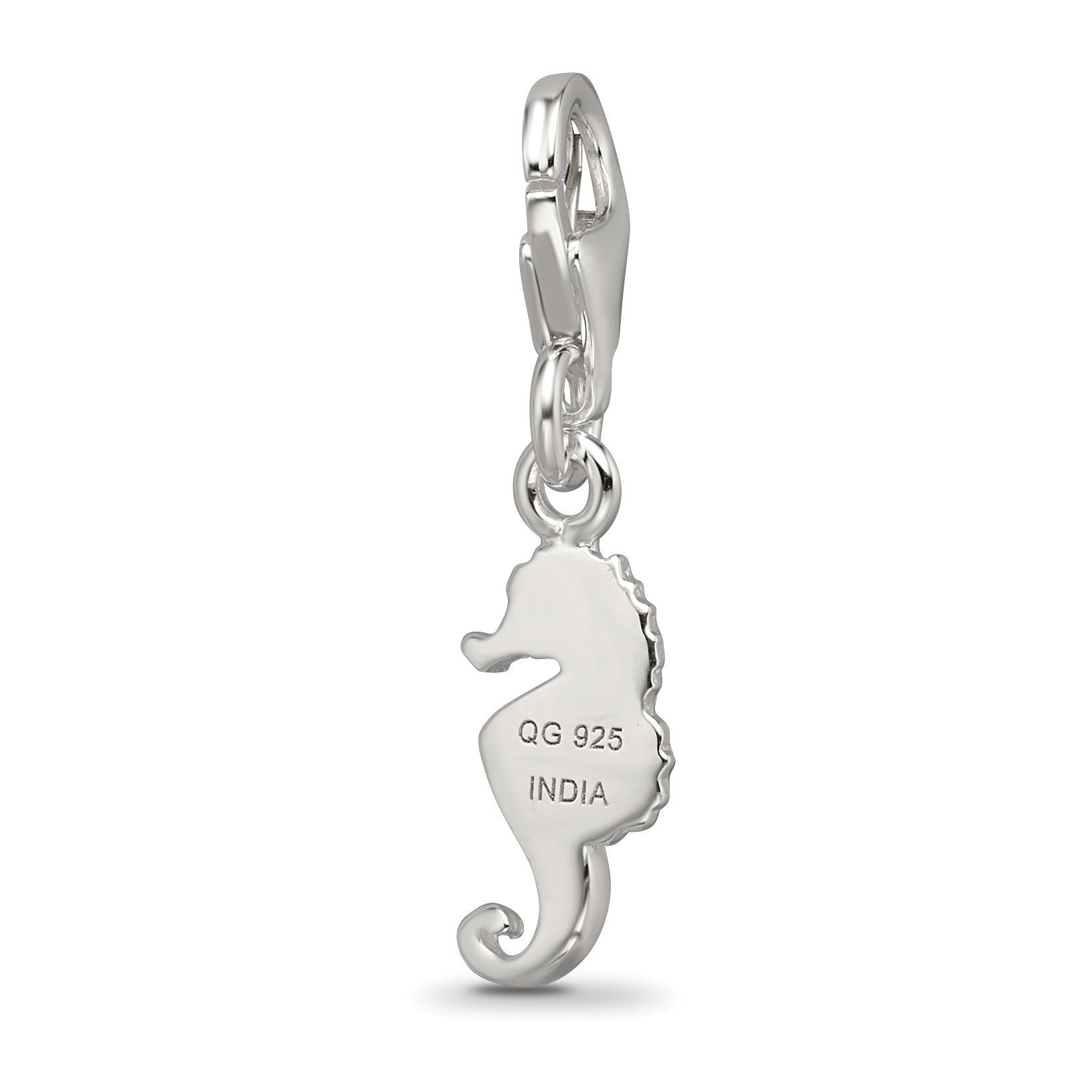 Sterling Silver Reflections Seahorse Charm