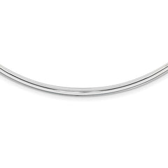 Sterling Silver Reflections Rhodium-plated Choker/Cuff Necklace