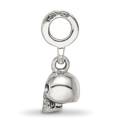 Sterling Silver Reflections Skull Dangle Bead