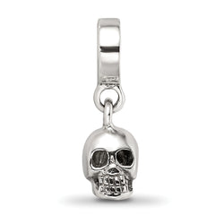 Sterling Silver Reflections Skull Dangle Bead