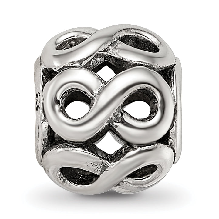 Sterling Silver Reflections Infinity Symbol Bead