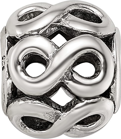 Sterling Silver Reflections Infinity Symbol Bead