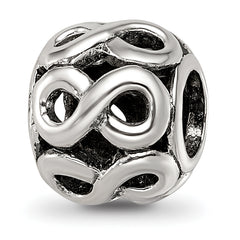 Sterling Silver Reflections Infinity Symbol Bead