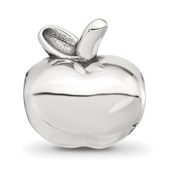 Sterling Silver Reflections Polished Apple Bead