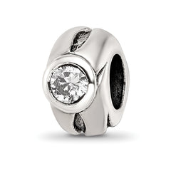 Sterling Silver Reflections CZ Bead