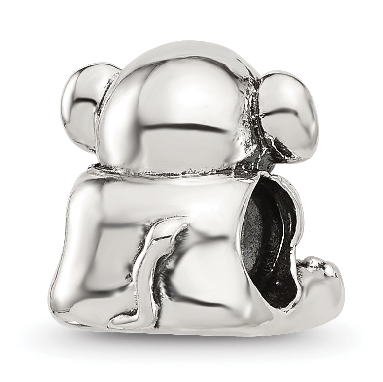 Sterling Silver Reflections Sitting Elephant Bead