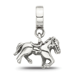 Sterling Silver Reflections Horse Dangle Bead