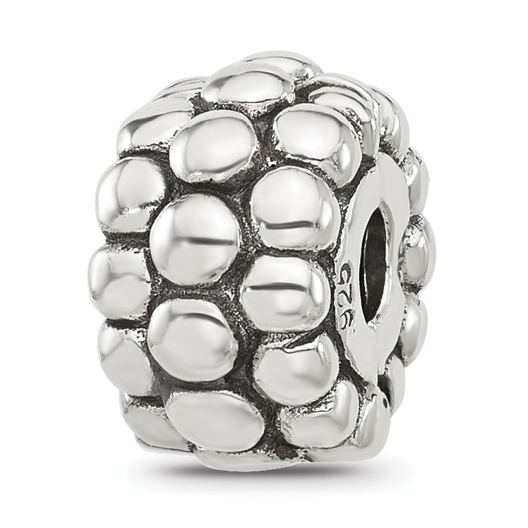 Sterling Silver Reflections Polished Beaded Clip Bead