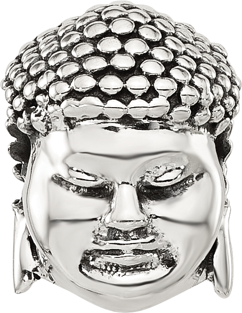 Sterling Silver Reflections Budda Head Bead