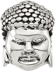 Sterling Silver Reflections Budda Head Bead