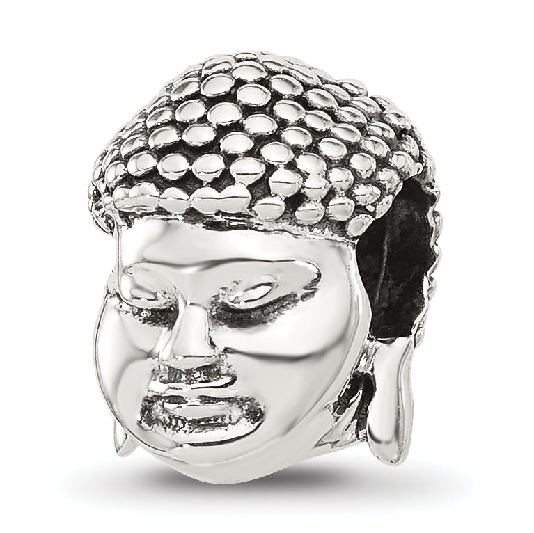 Sterling Silver Reflections Budda Head Bead