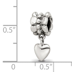 Sterling Silver Reflections Heart Dangle Bead