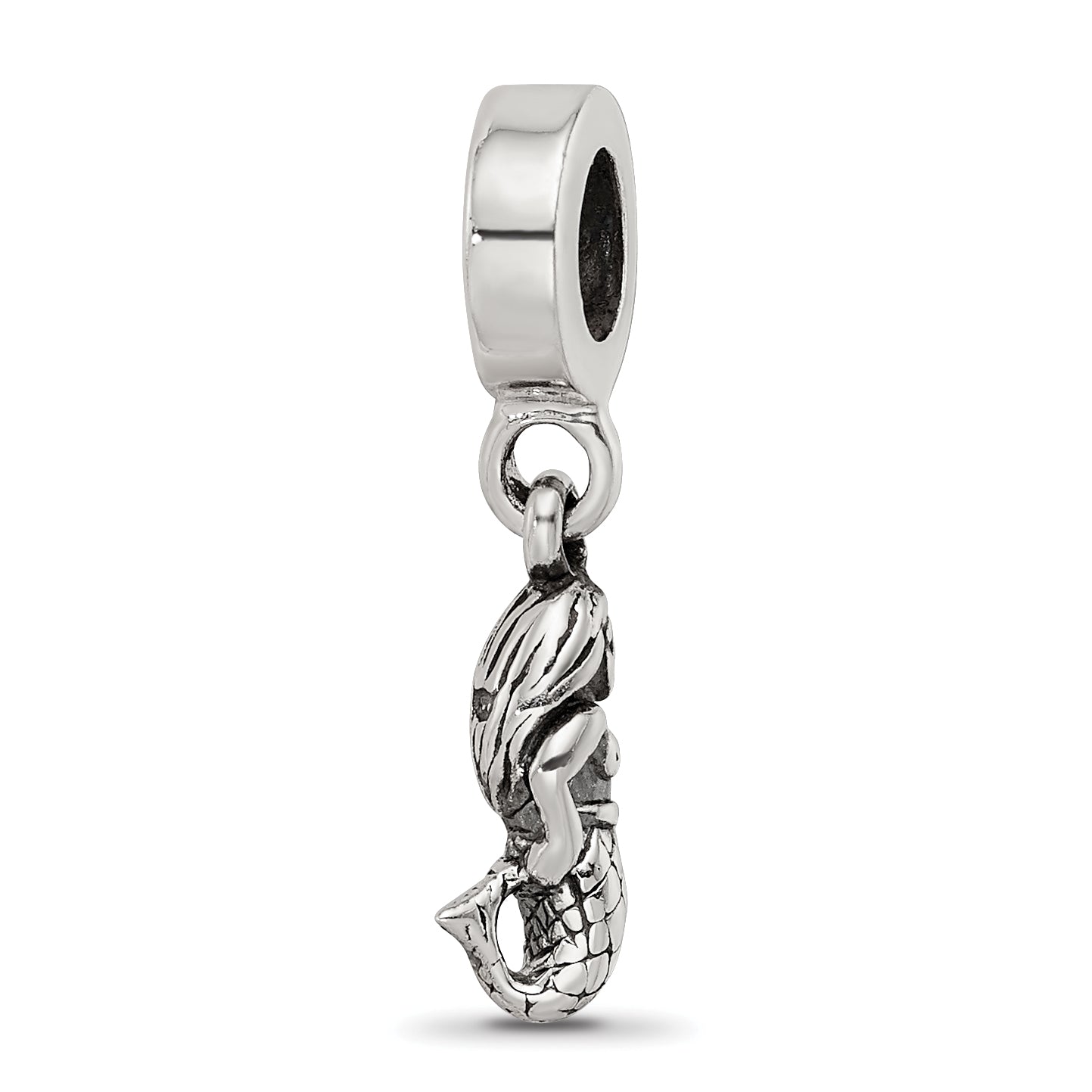 Sterling Silver Reflections Mermaid Dangle Bead