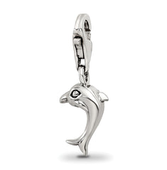 Sterling Silver Reflections Dolphin Click-on for Bead