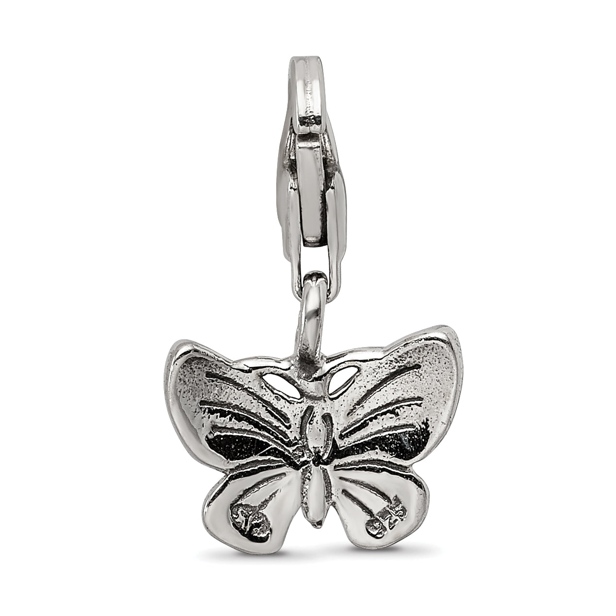 Sterling Silver Reflections Butterfly Click-on for Bead