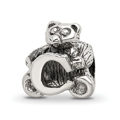 Sterling Silver Reflections Kids Letter C Bead