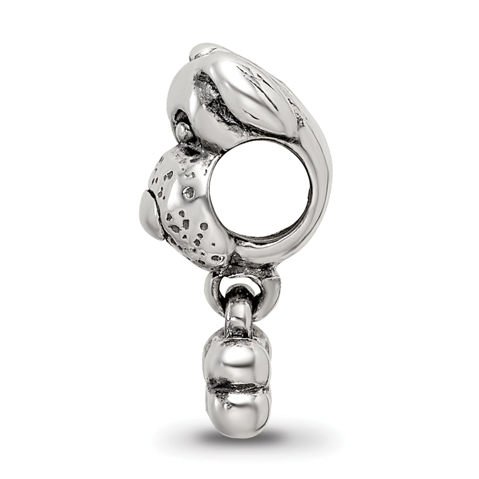 Sterling Silver Reflections Kids Dog & Bone Bead