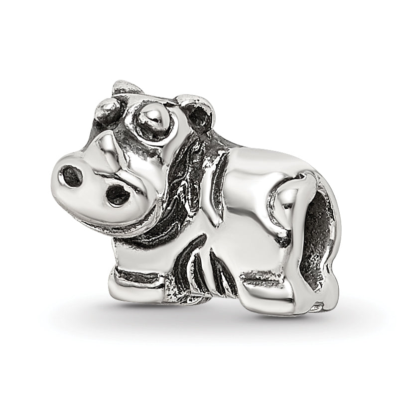 Sterling Silver Reflections Kids Rhino Bead