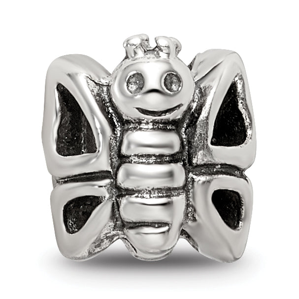 Sterling Silver Reflections Kids Butterfly Bead