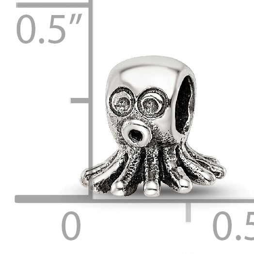 Sterling Silver Reflections Kids Octopus Bead