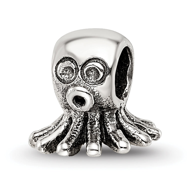 Sterling Silver Reflections Kids Octopus Bead