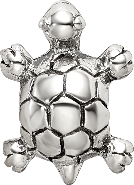 Sterling Silver Reflections Kids Turtle Bead