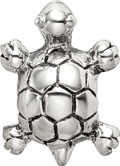 Sterling Silver Reflections Kids Turtle Bead