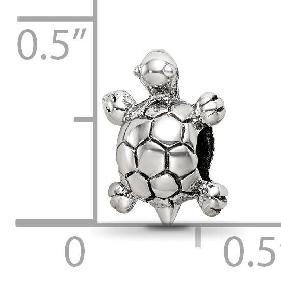 Sterling Silver Reflections Kids Turtle Bead