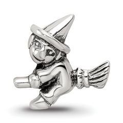 Sterling Silver Reflections Kids Witch Bead