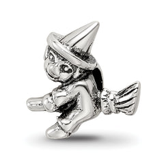 Sterling Silver Reflections Kids Witch Bead