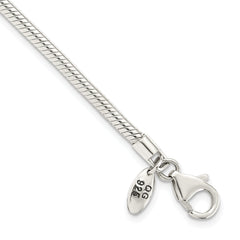 Sterling Silver Reflections Lobster Clasp Bead Anklet