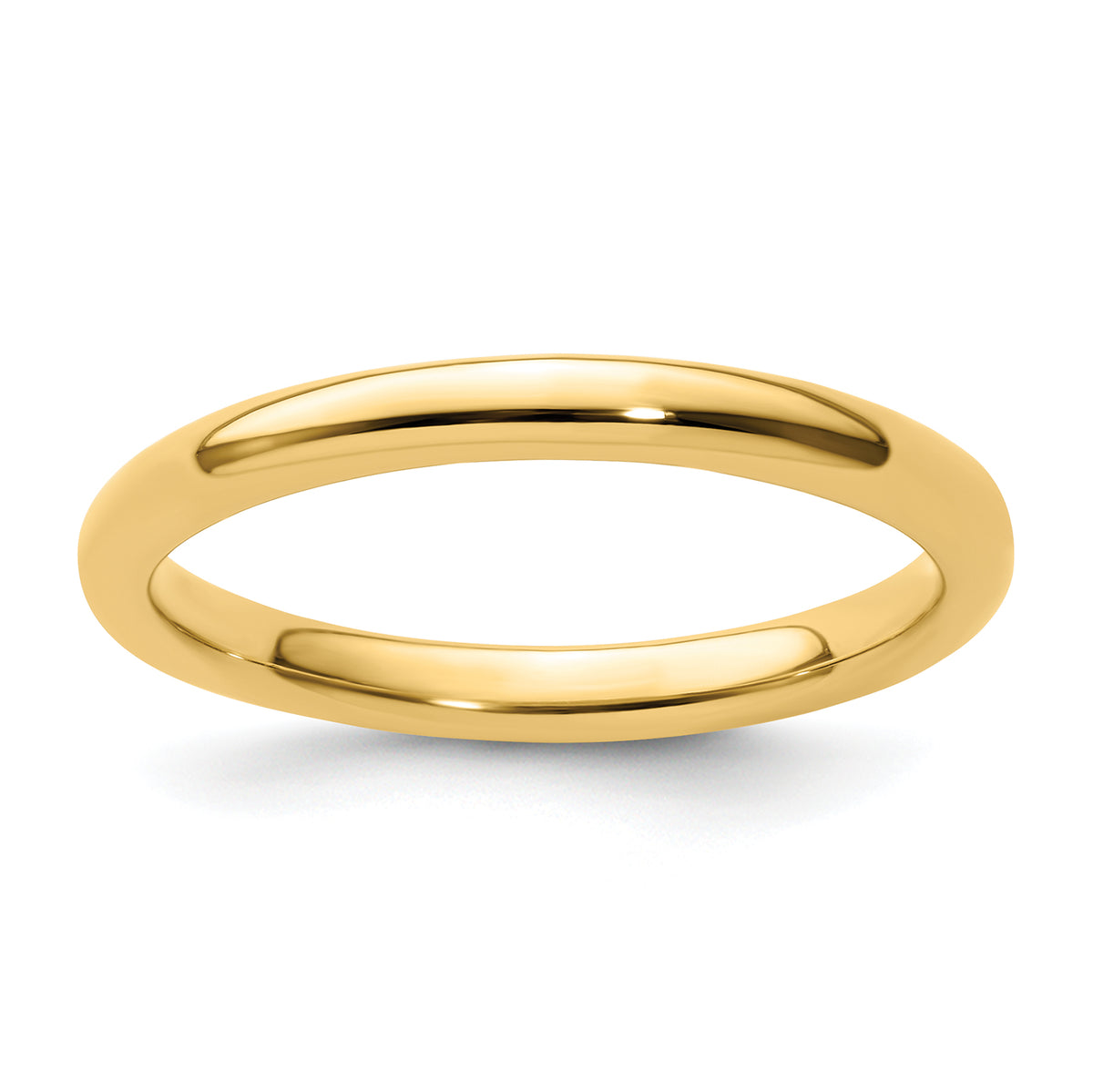 Sterling Silver Stackable Expressions Gold-plated Polished Ring