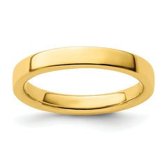 Sterling Silver Stackable Expressions Gold-plated Ring