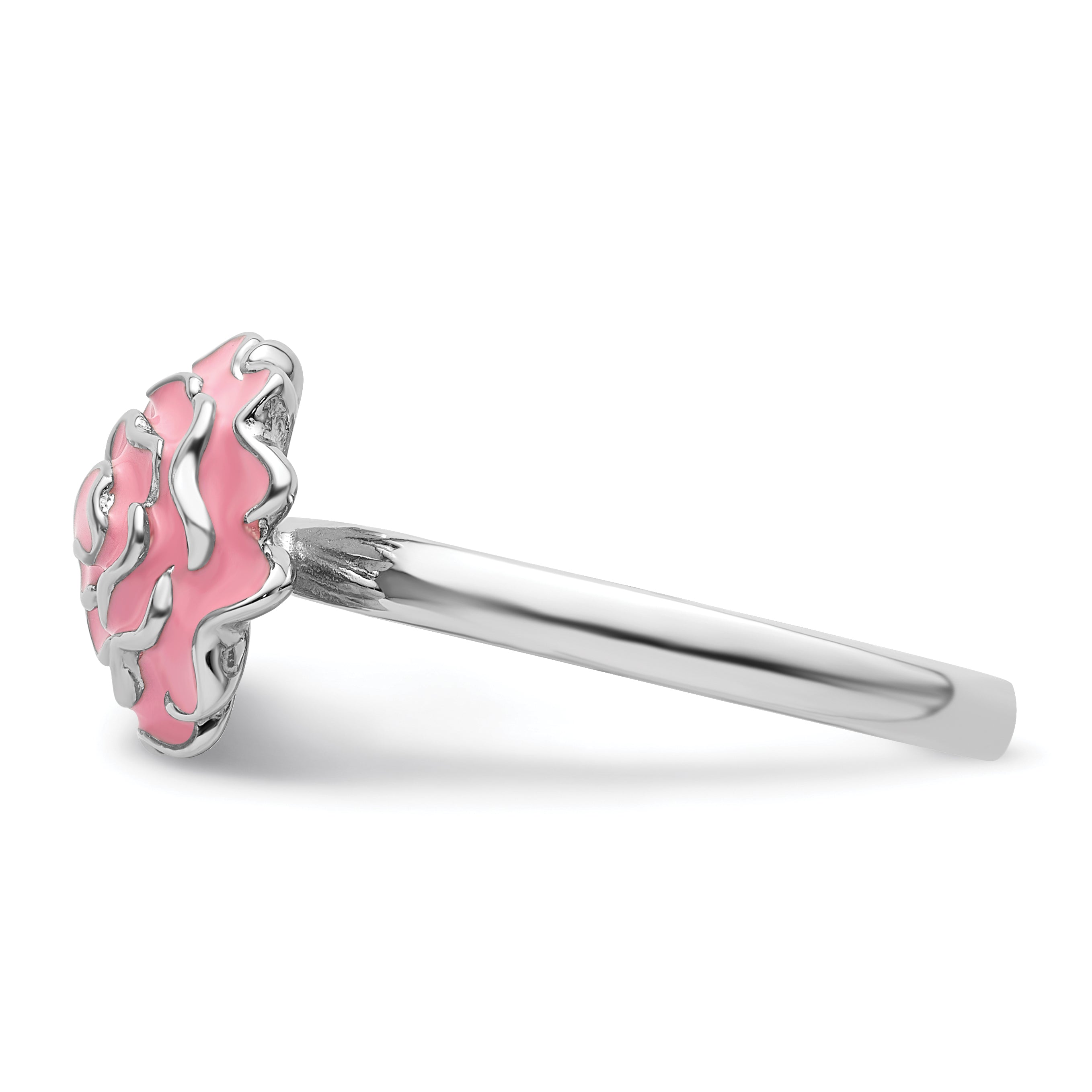 Sterling Silver Stackable Expressions Carnation Ring