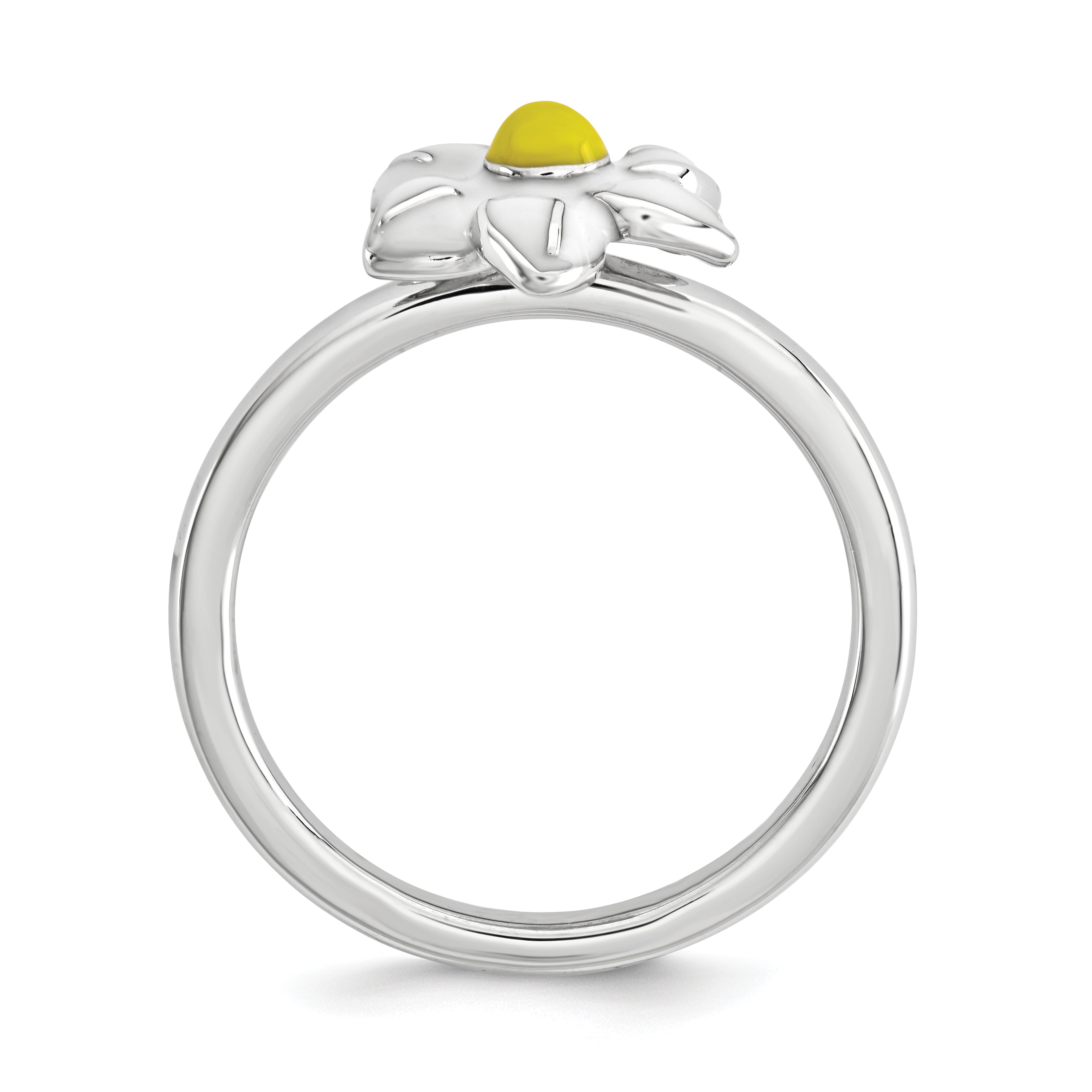 Sterling Silver Stackable Expressions Jonquil Ring