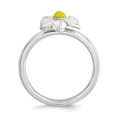 Sterling Silver Stackable Expressions Jonquil Ring