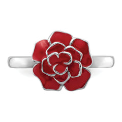 Sterling Silver Stackable Expressions Rose Ring